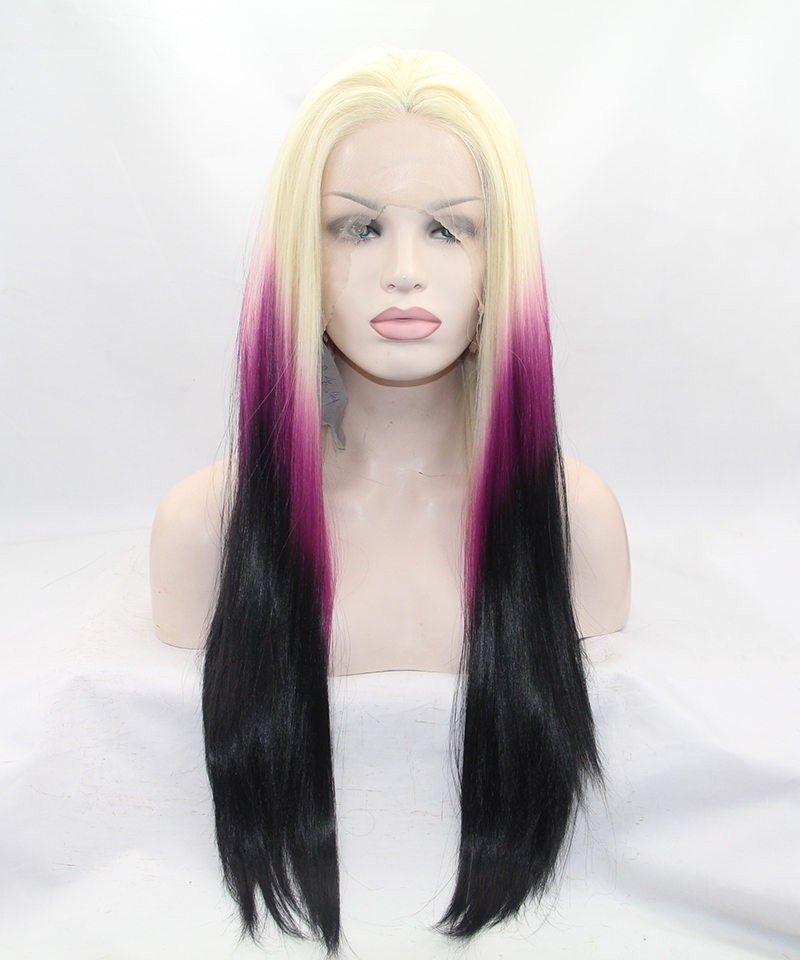 Cara Blonde Purple Ombre Lace Front Wig Synthetic Wig Carahair Com